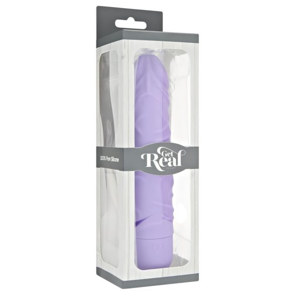 Klassisk Get Real - realistisk silikonvibrator (lilla)