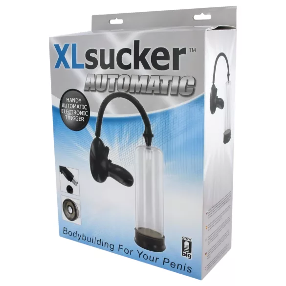 XLSUCKER - Automatisk potens- og penispumpe (gjennomsiktig)