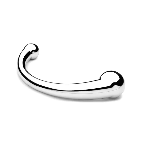 NJOY Pure Wand - anal krokdildo (sølv)