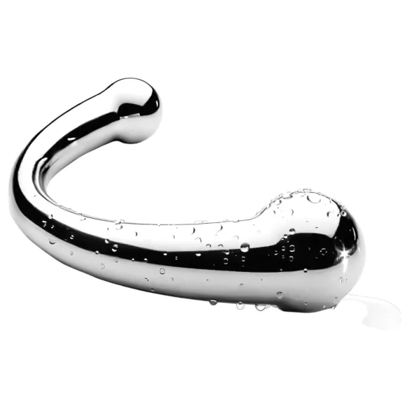 NJOY Pure Wand - anal krokdildo (sølv)