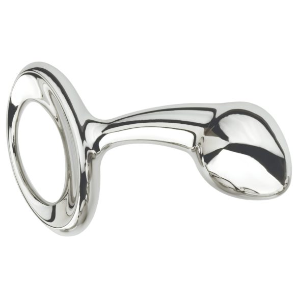 Njoy S - liten metall analplugg (sølv)