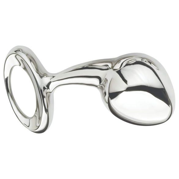 Njoy L - stor metall analplug (sølv)