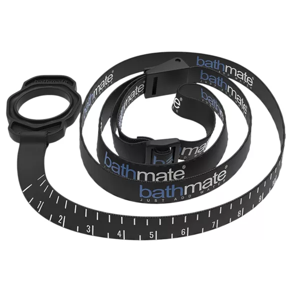 Bathmate Shower Strap - pumpeholder med målereim (svart)