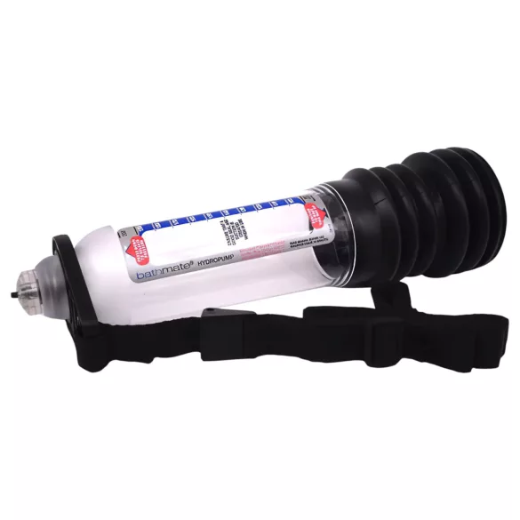 Bathmate Shower Strap - pumpeholder med målereim (svart)