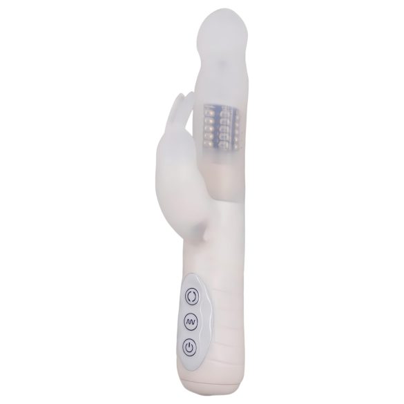 Layla Artiche - vanntett, klitorisstimulering, roterende vibrator (hvit)