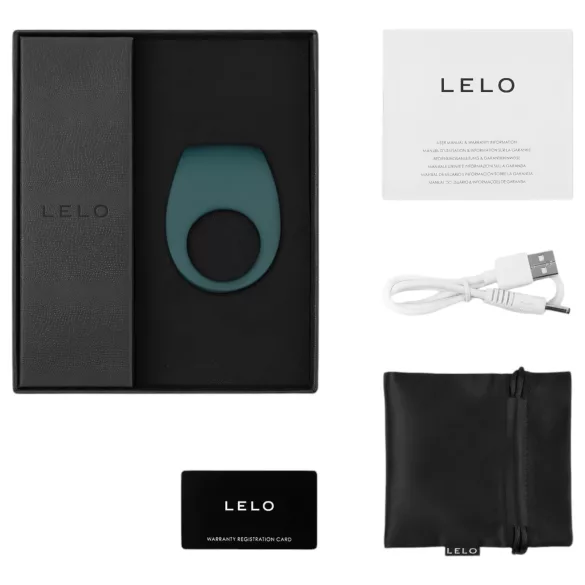 LELO Tor 2 - oppladbar, vibrerende penisring (grønn)