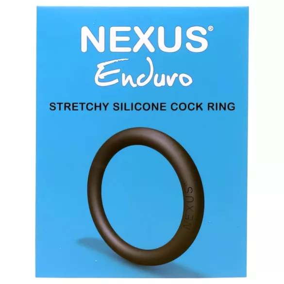 Nexus Enduro - silikon penisring (svart)
