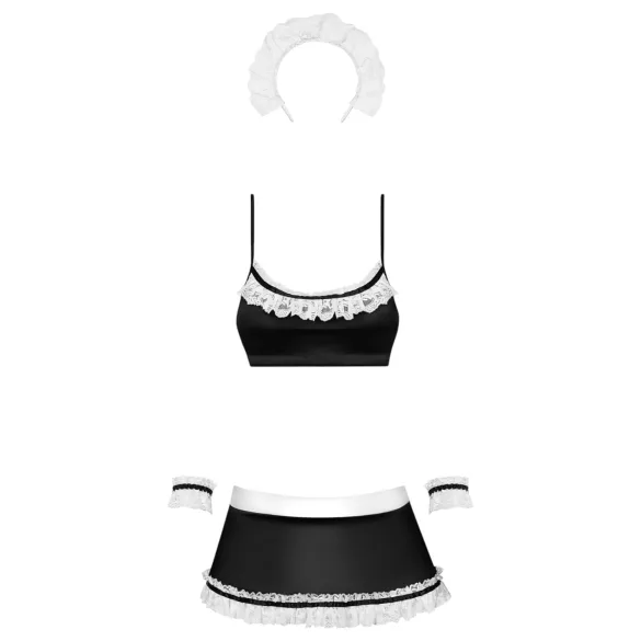 Maid Obsession - forførende stuepikekostyme (5 deler)