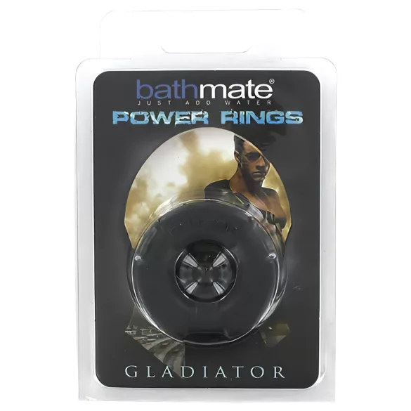 BathMate - Gladiator silikon penisring (svart)