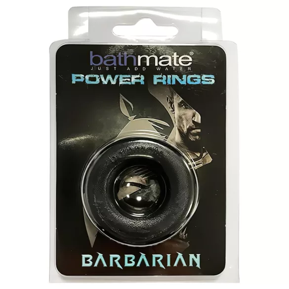 BathMate - Barbarian silikon penisring (svart)