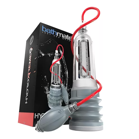 BathMate Xtreme Hydromax 9 - penispumpe sett (gjennomsiktig)
