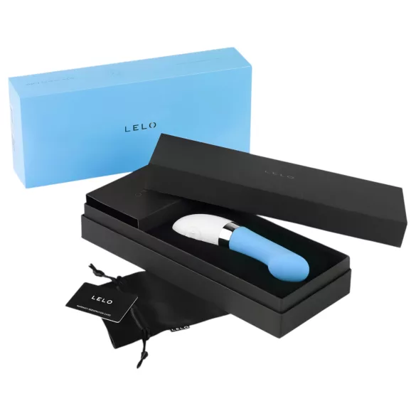 LELO Gigi 2 - silikon G-punktvibrator (blå)
