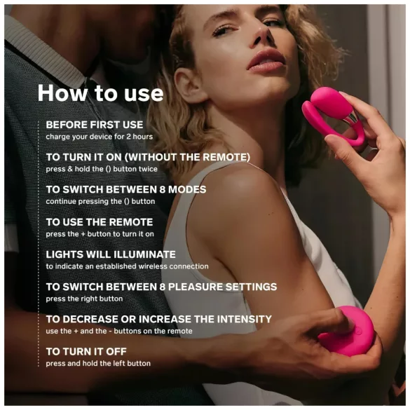 LELO Tiani 3 - silikon parvibrator (rosa)