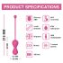 Magic Motion Kegel Master - Smart Kegel-ballduo (lilla)
