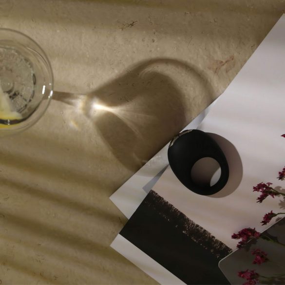 Je Joue Mio - oppladbar, vannbestandig vibrasjonsring (svart)