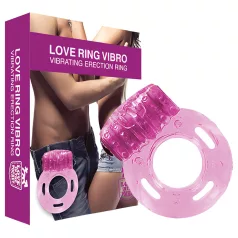 Love in the Pocket - engangsvibrerende penisring (rosa)