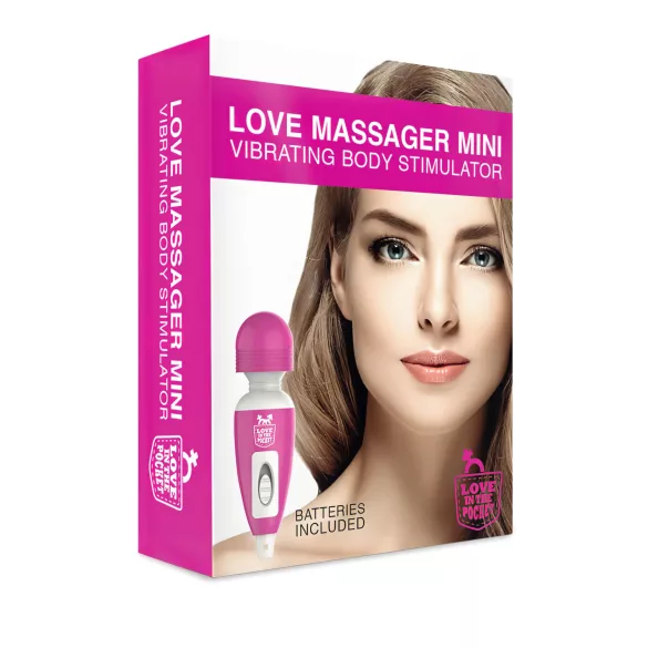 Love Wand - Mini Massasjevibrator (Rosa)