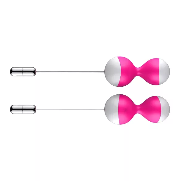 NALONE Miu Miu - oppladbar fjernstyrt geishakule-duo (rosa)
