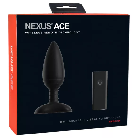 Nexus Ace - fjernstyrt, oppladbar analvibrator (medium)