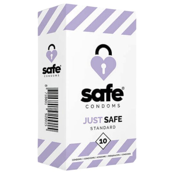 SAFE Just Safe - standard kondomer - vanilje (10 stk)