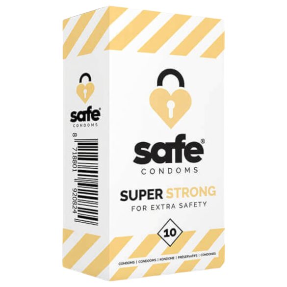 SAFE Super Strong - ekstra kraftige kondomer (10 stk)