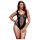 BACI Plus Size - Lekkert netting-body i svart (XL-XXL)