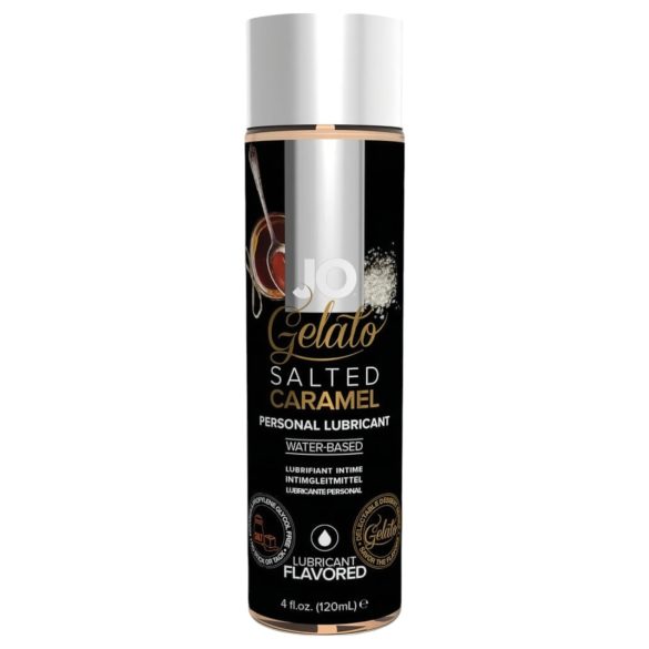 JO Gelato Salt Karamell - vannbasert glidemiddel (120 ml)