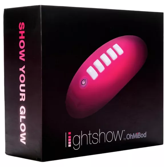 OhMiBod Lightshow - appstyrt klitorisvibrator med LED-lys (rosa)