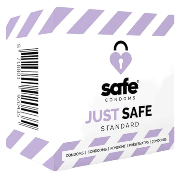 SAFE Just Safe - standard kondom - vanilje (5 stk)