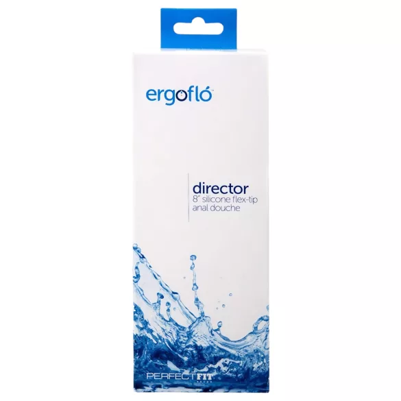 Perfect Fit Ergoflo Director - anal- og intimsdusj (svart)