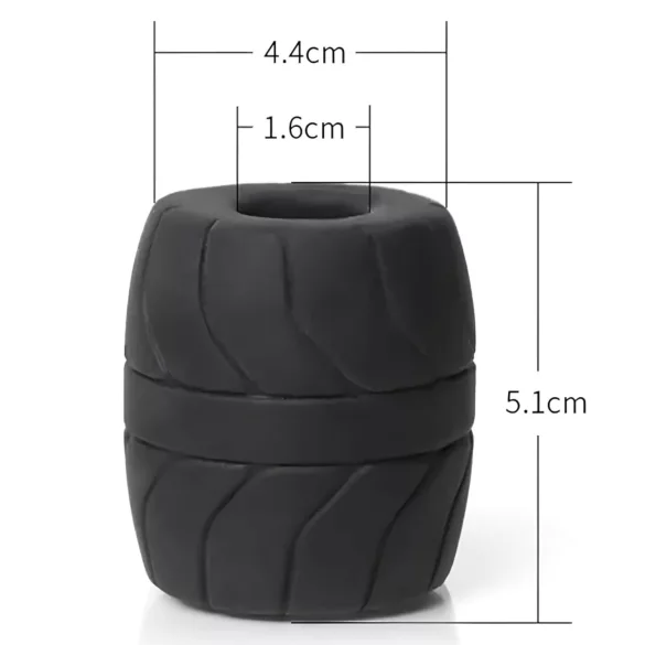 SilaSkin Ball Strekker og Ring (hvit)