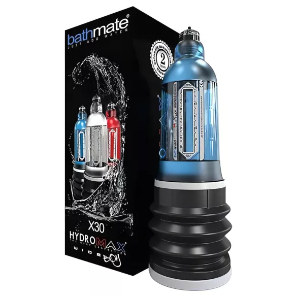 Bathmate Hydromax 7 Wide Boy - hydropumpe (blå)