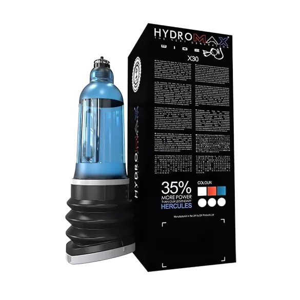 Bathmate Hydromax 7 Wide Boy - hydropumpe (blå)