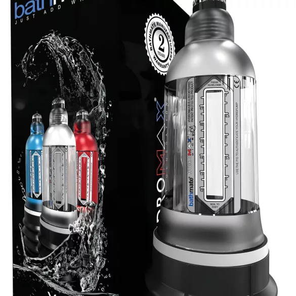Bathmate Hydromax 7 Wide Boy - hydropumpe (gjennomsiktig)