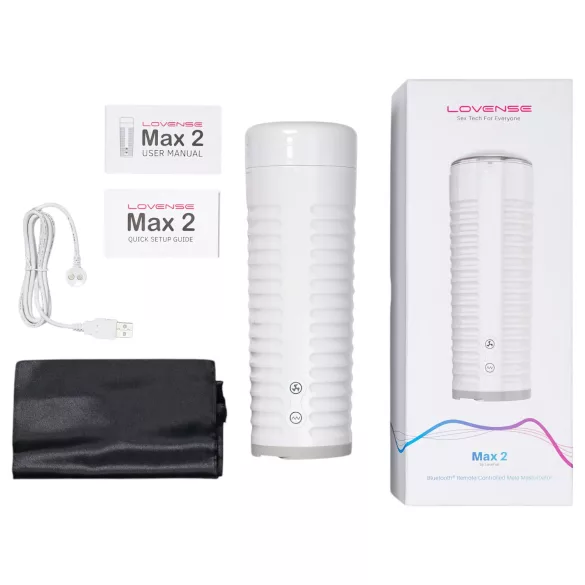 Lovense Max 2 - App-styrt masturbator for menn (hvit)