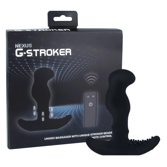 Nexus G-stroker - fjernstyrt prostata vibrator (svart)