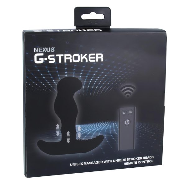 Nexus G-stroker - fjernstyrt prostata vibrator (svart)