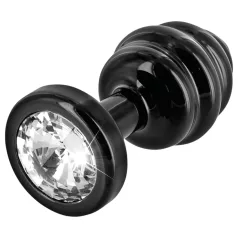 DIOGOL Anni - rillet analplugg - svart - (3cm)