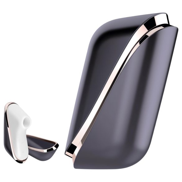 Satisfyer Traveler - bærbar klitorisstimulator (svart-hvit)