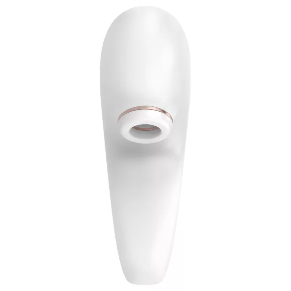 Satisfyer Pro 4 Couples - oppladbar luftbølgeparvibrator (hvit)