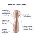 Satisfyer Pro 2 Gen2 - Oppladbar Klitorisstimulator (brun)