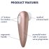 Satisfyer 1 Number One - luftstimulerende klitorisvibrator (brun)