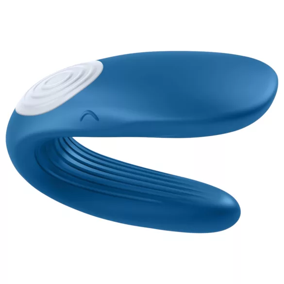 Satisfyer Double Whale - 2-motors parvibrator (blå)