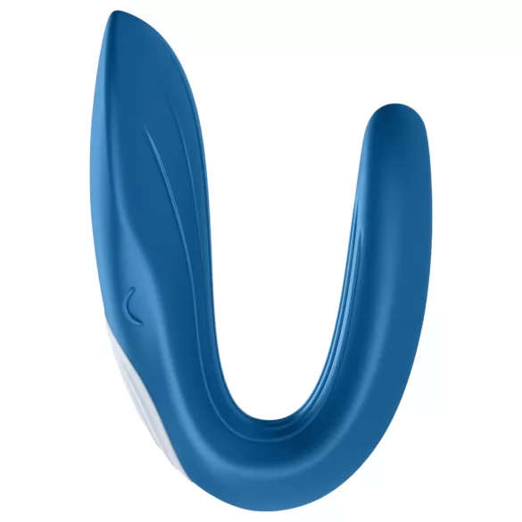 Satisfyer Double Whale - 2-motors parvibrator (blå)