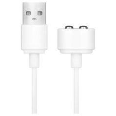 Satisfyer - Magnetisk USB-ladekabel (hvit)