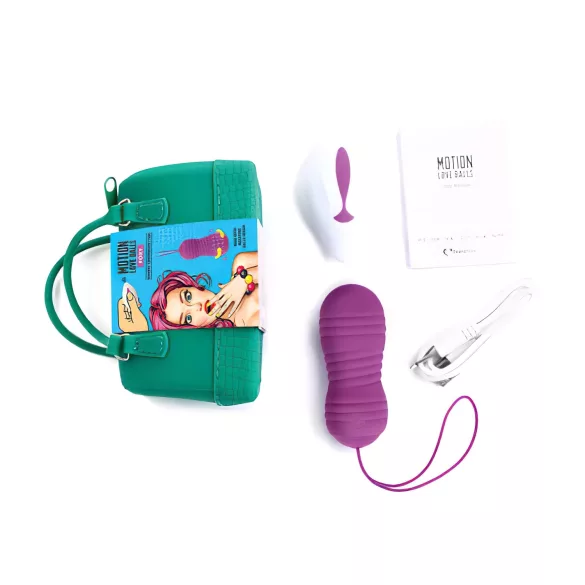 FEELZTOYS Foxy - vanntett vibrasjonsegg (lilla)