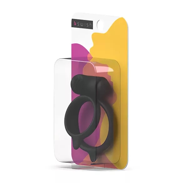 B SWISH Bcharmed DUO - vibrerende penisring (sort)