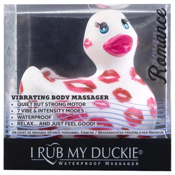 My Duckie Romance 2.0 - vanntett klitorisvibrator (hvit/rosa)