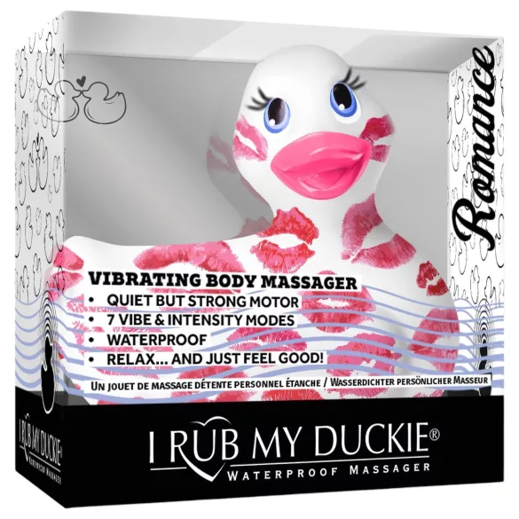 My Duckie Romance 2.0 - vanntett klitorisvibrator (hvit/rosa)