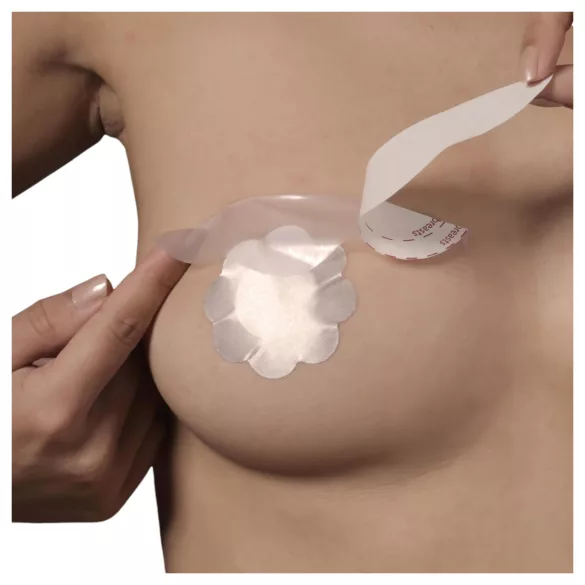 Bye Bra D-F - usynlig brystløft-tape - rosa (6 stk)